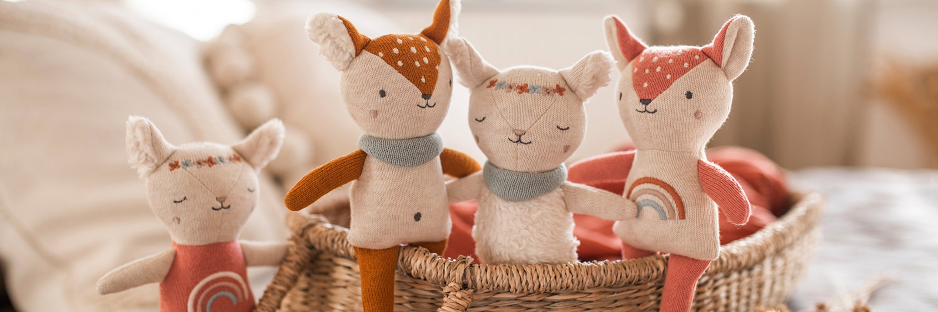 Baby Rasseln in Form von süßen Tieren