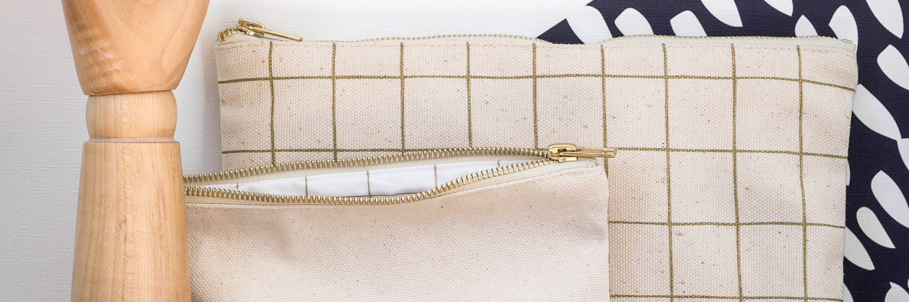 Pouch in Pink mit Muster von ZANA