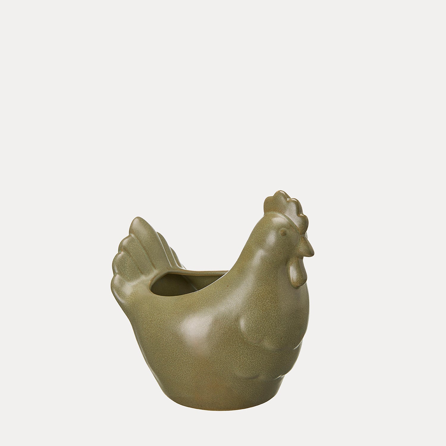 Übertopf Huhn Thea - grün