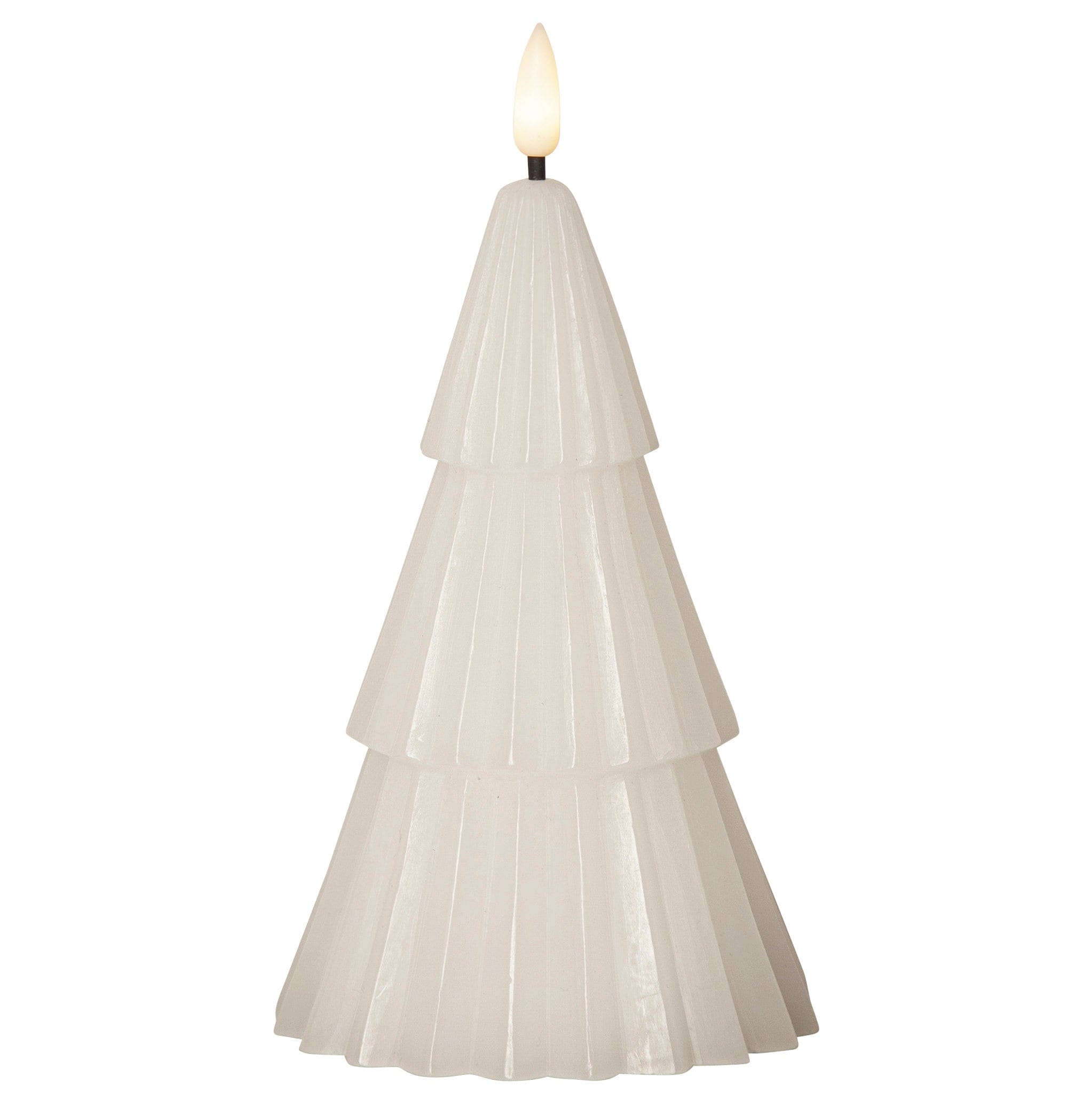 LED-Kerze Tannenbaum - weiß