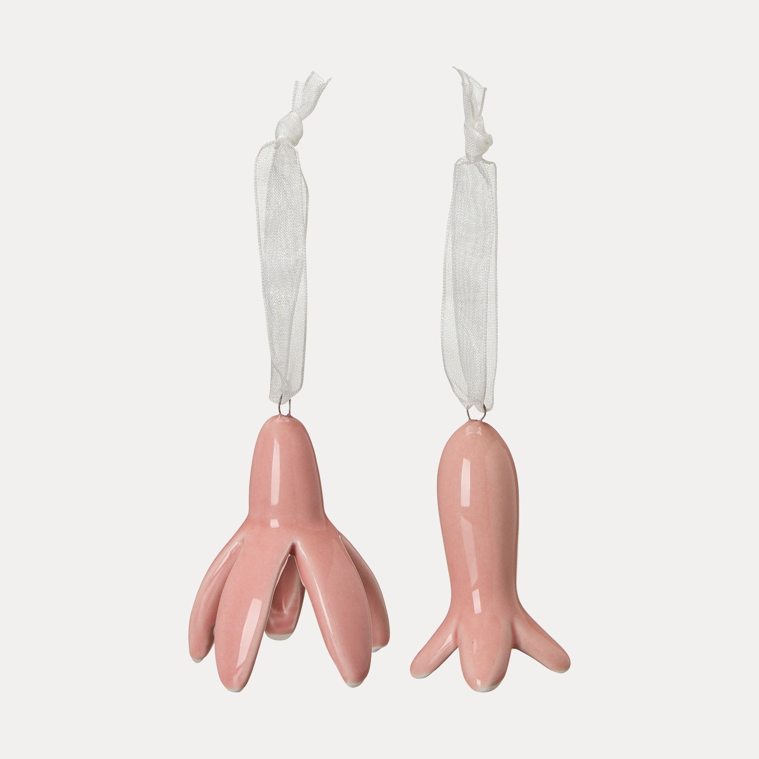 Dekoanhänger Blumen Tina 2er Set - rosa