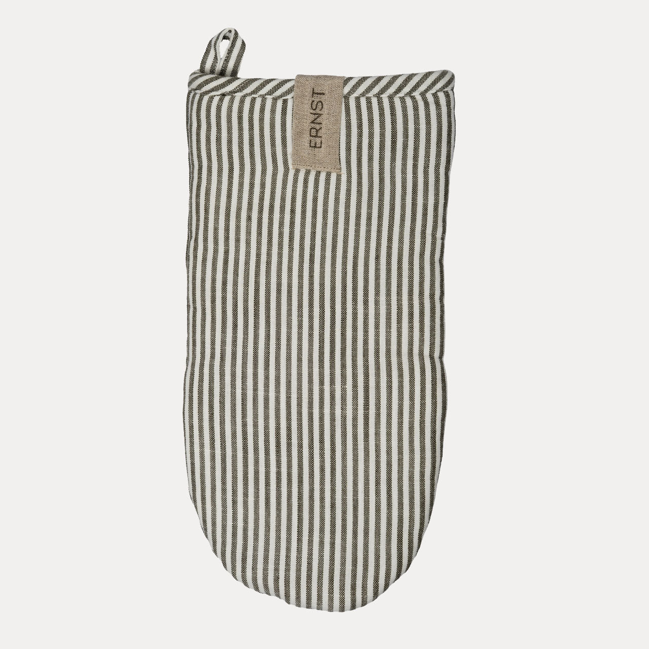 Ofenhandschuh - salbei gestreift