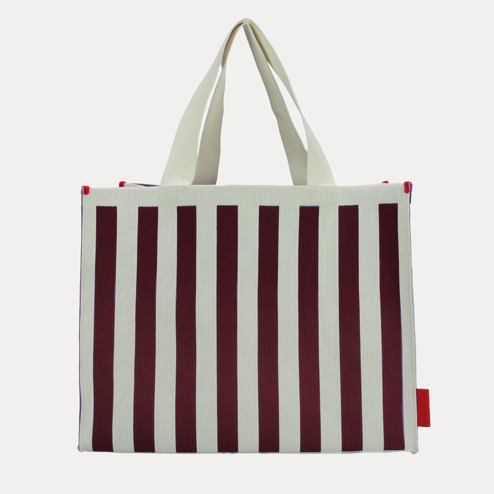 Knitted Shopper - mist & fig