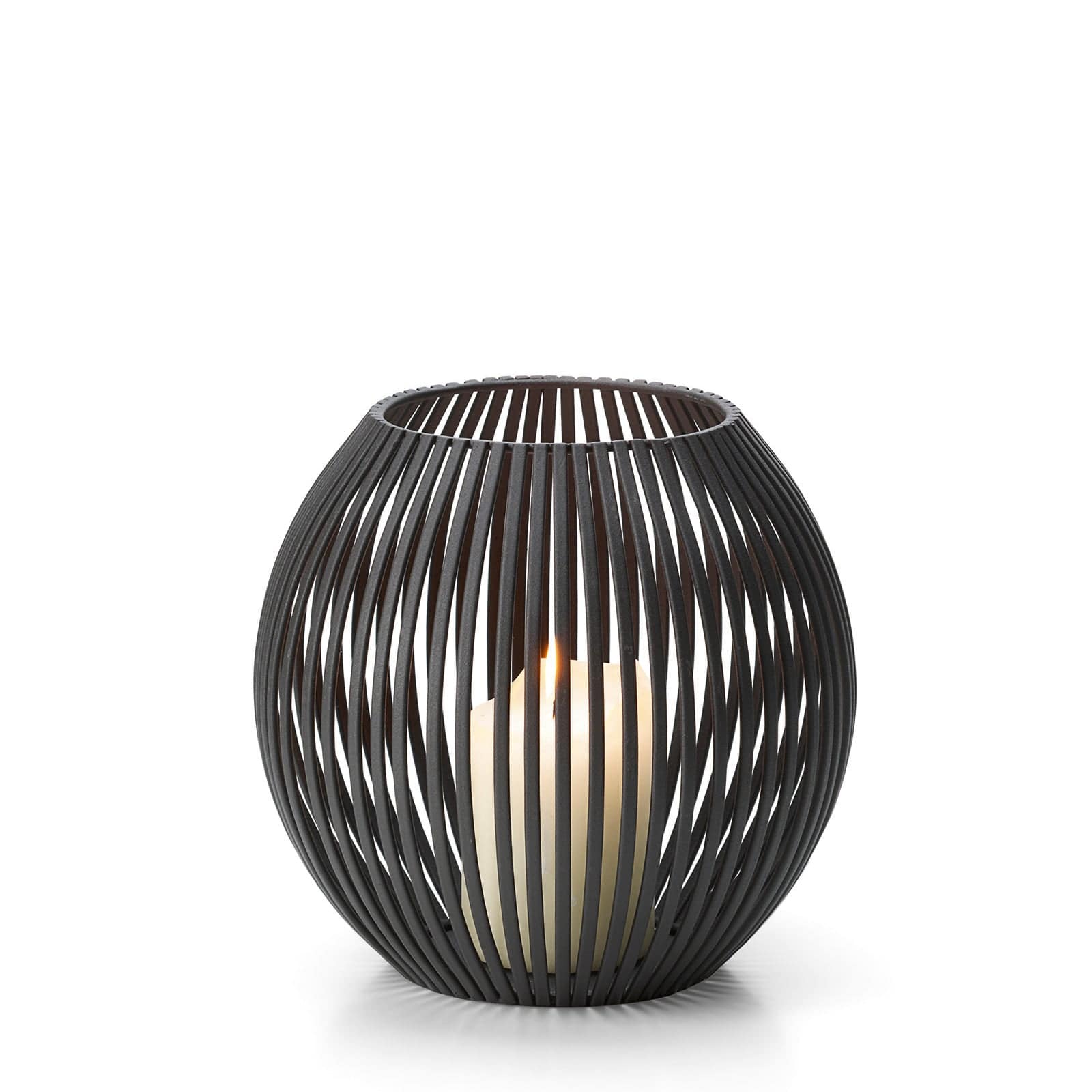 Windlicht LOUISIANA - dunkles rostbraun