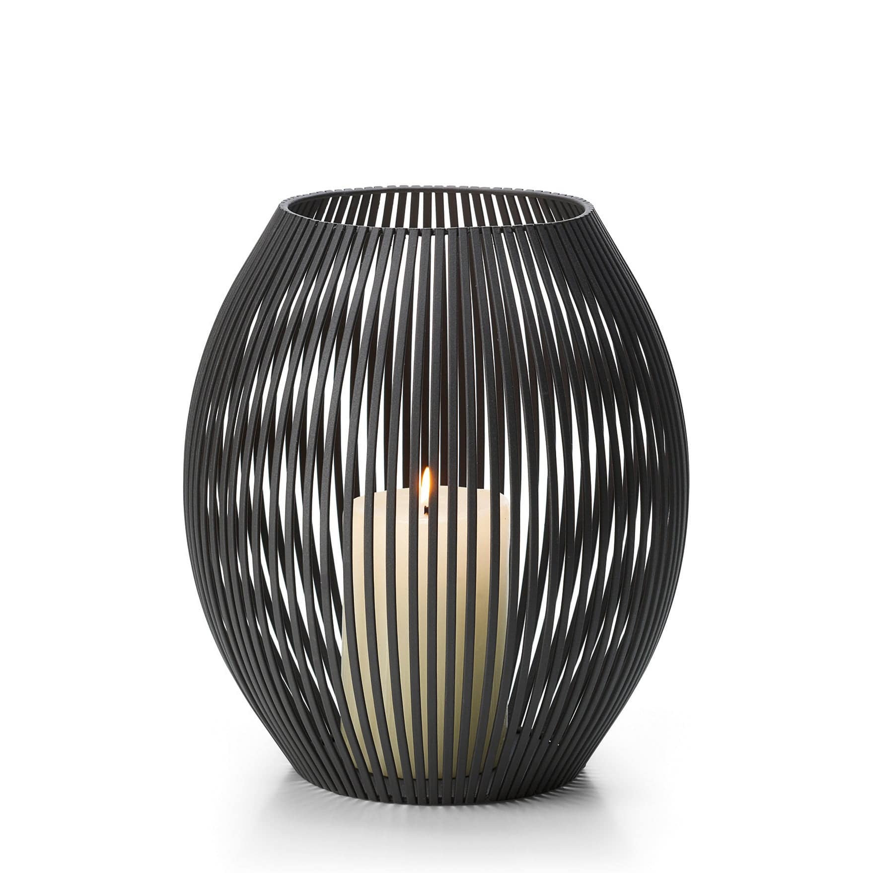 Windlicht LOUISIANA - dunkles rostbraun