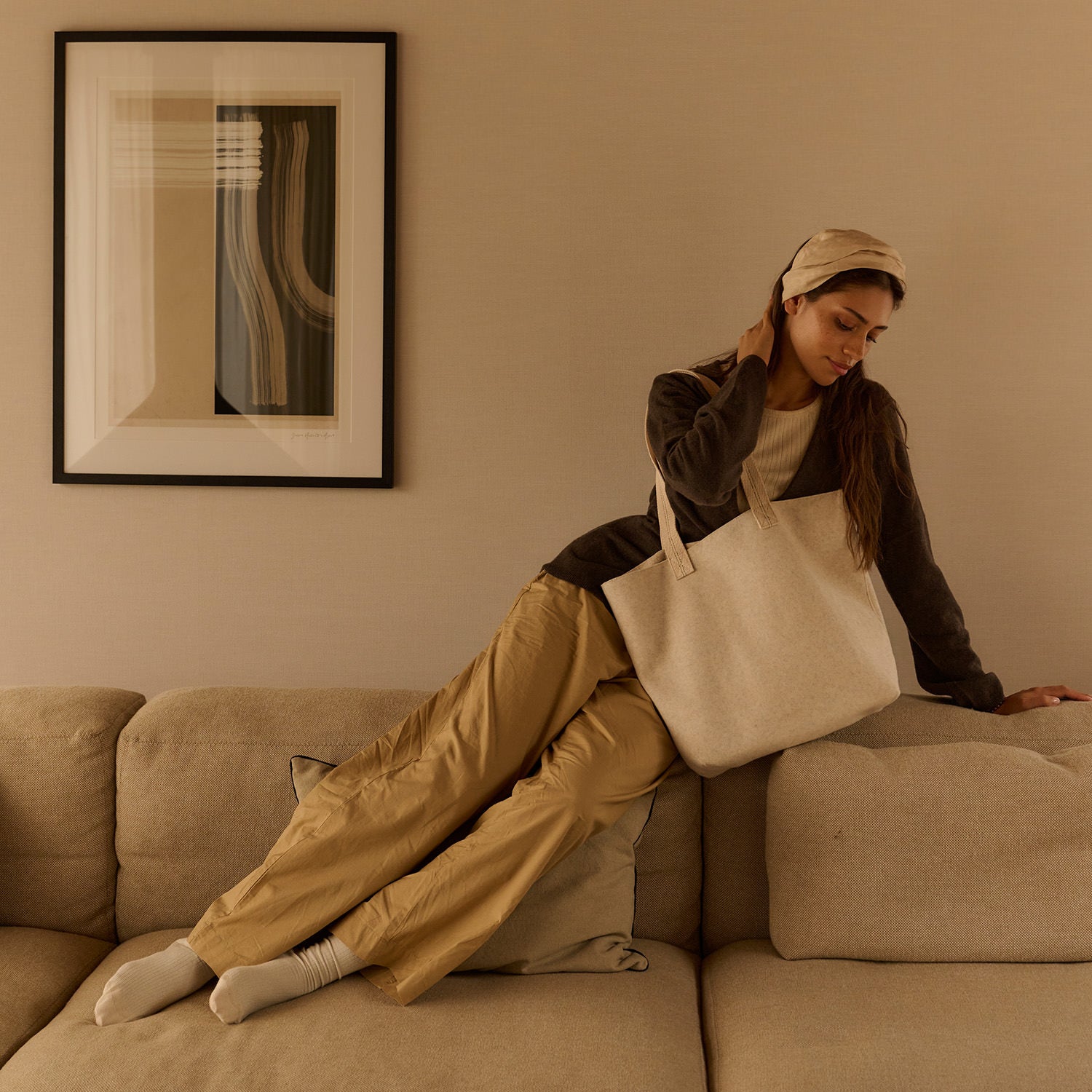 Orime Shopper - sand