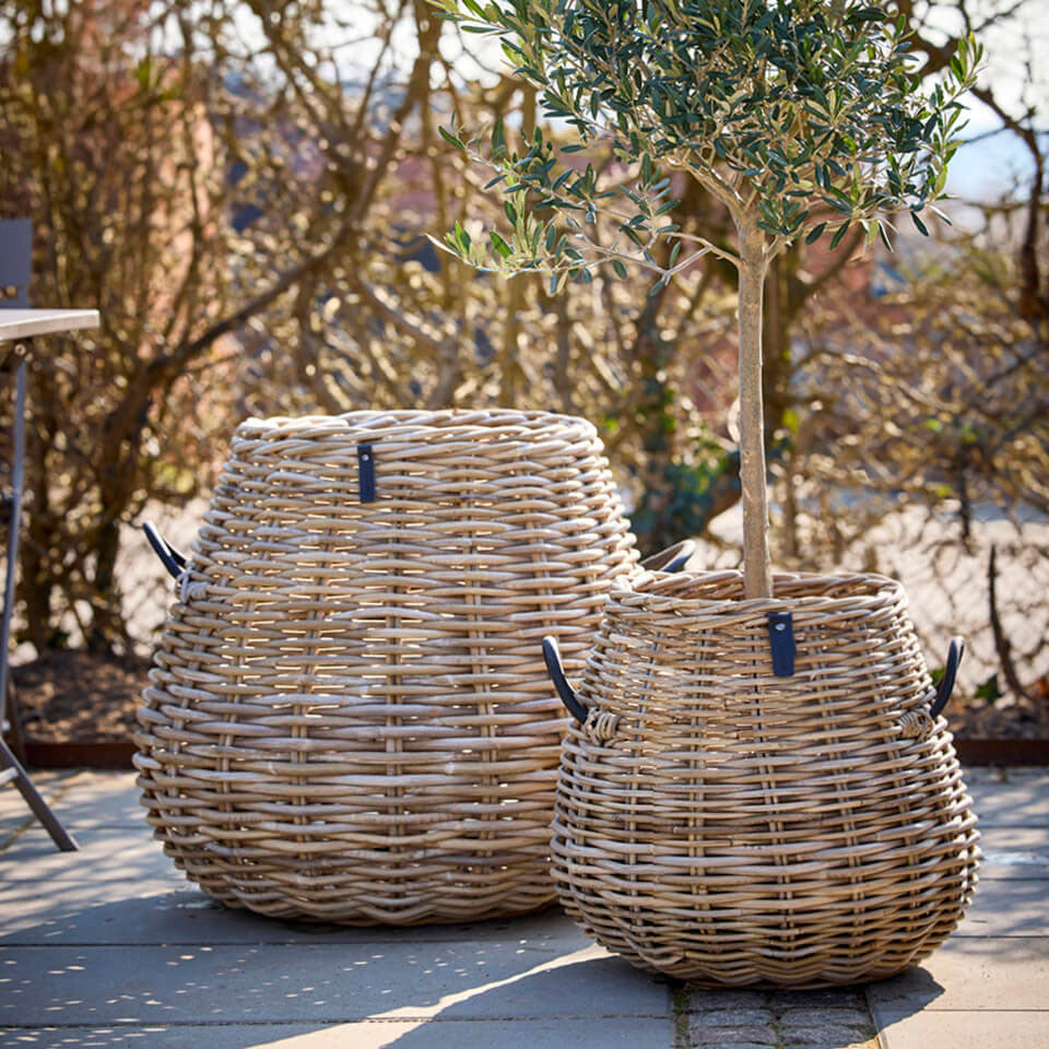 Rattan Korb Kubu - Pear