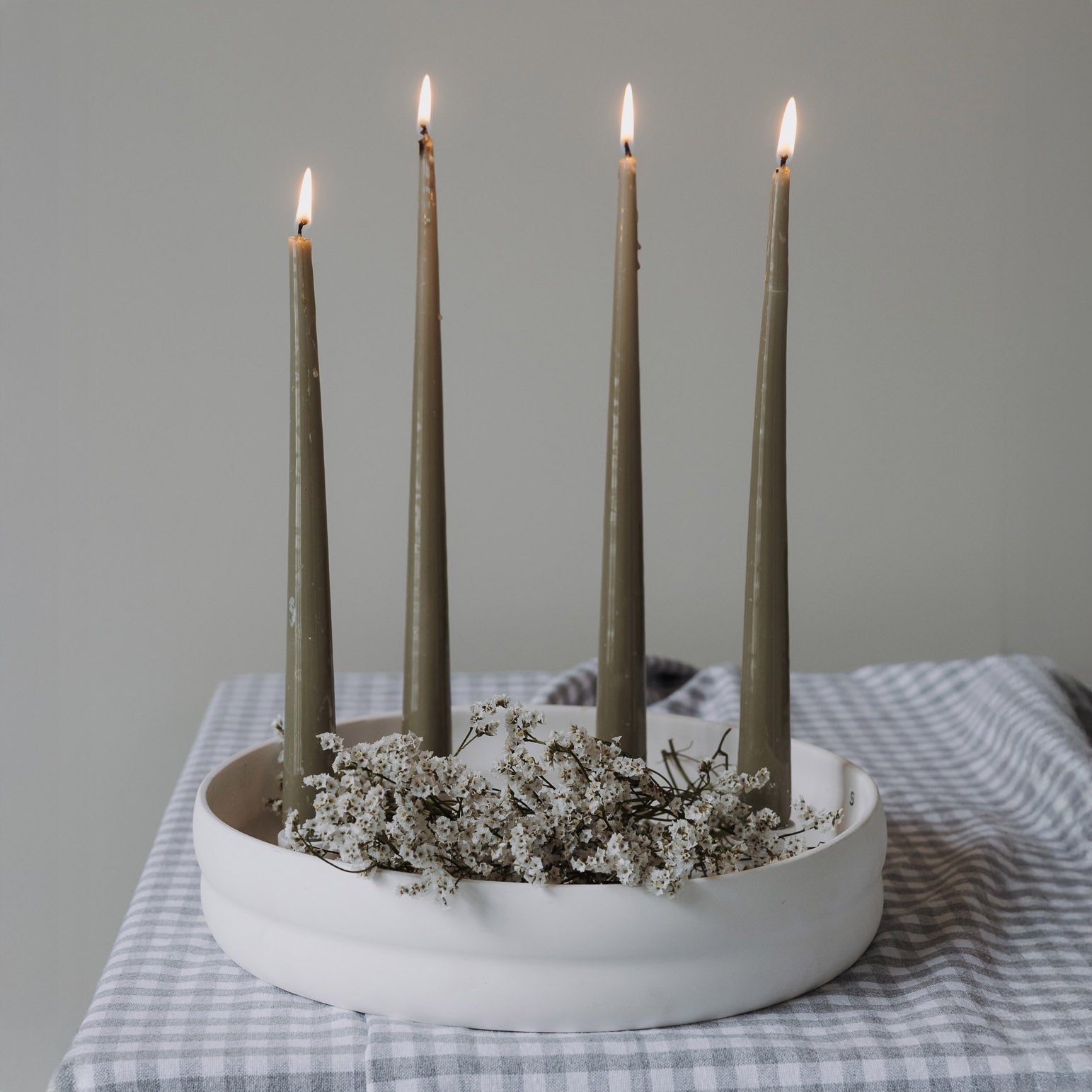 Kerzenhalter Kvistholmen - weiß