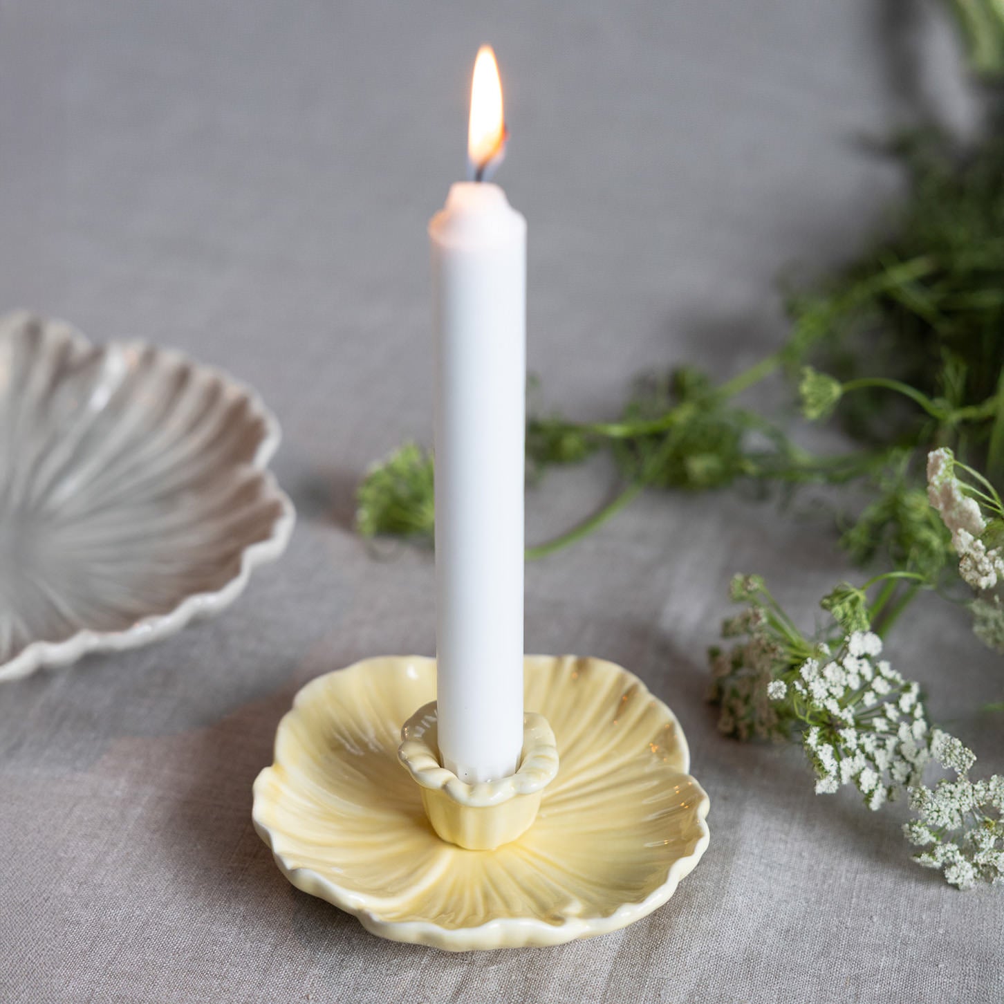 Kerzenhalter Botanik - gelb