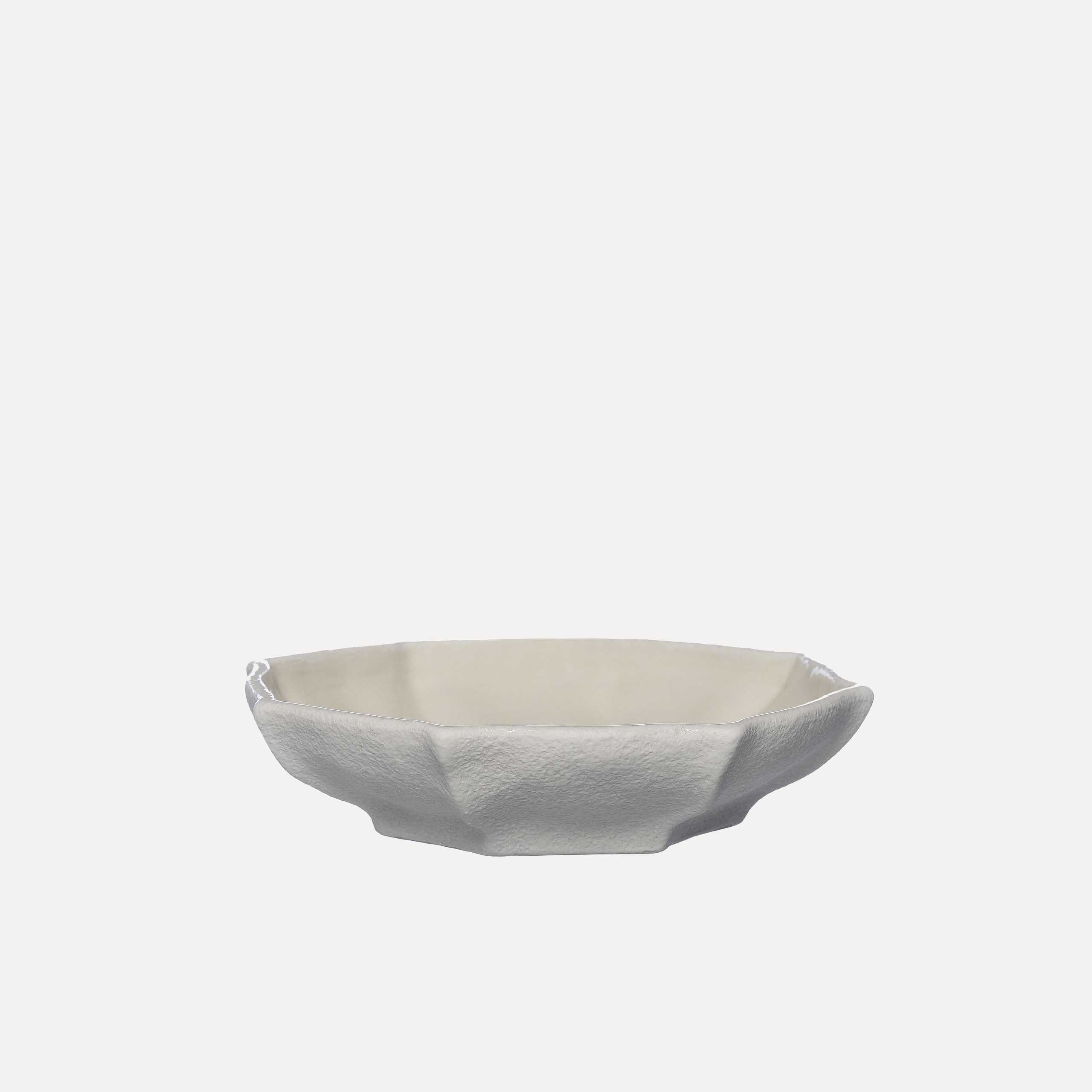 Platte Koralle - cremeweiß