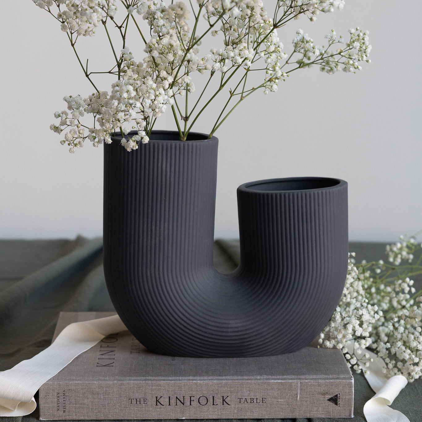 Vase Stravalla - anthrazit