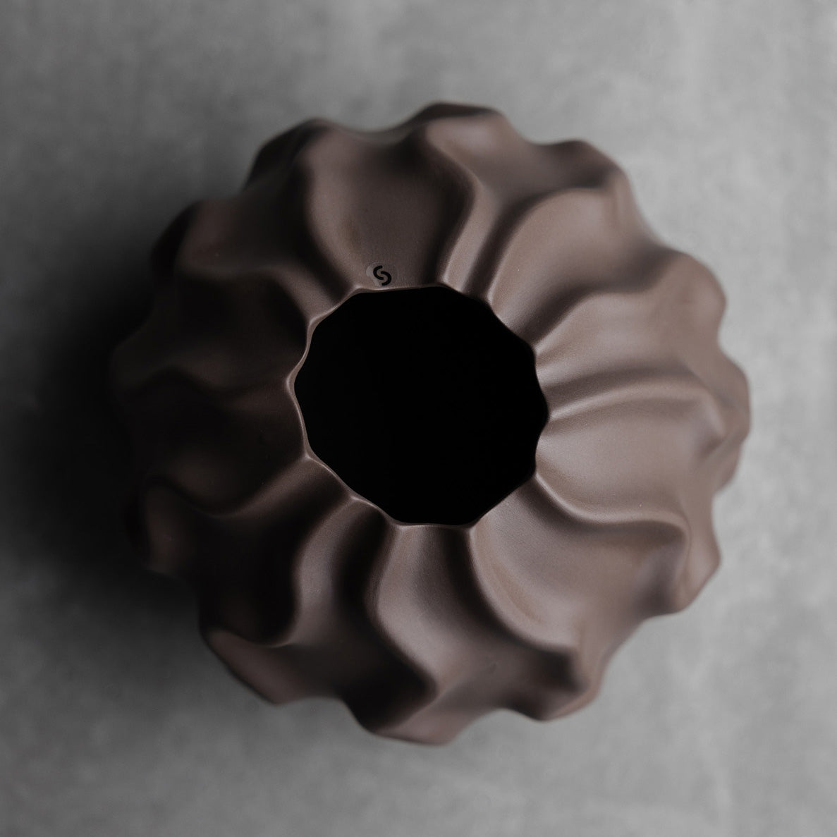 Vase Malmbäck - braun