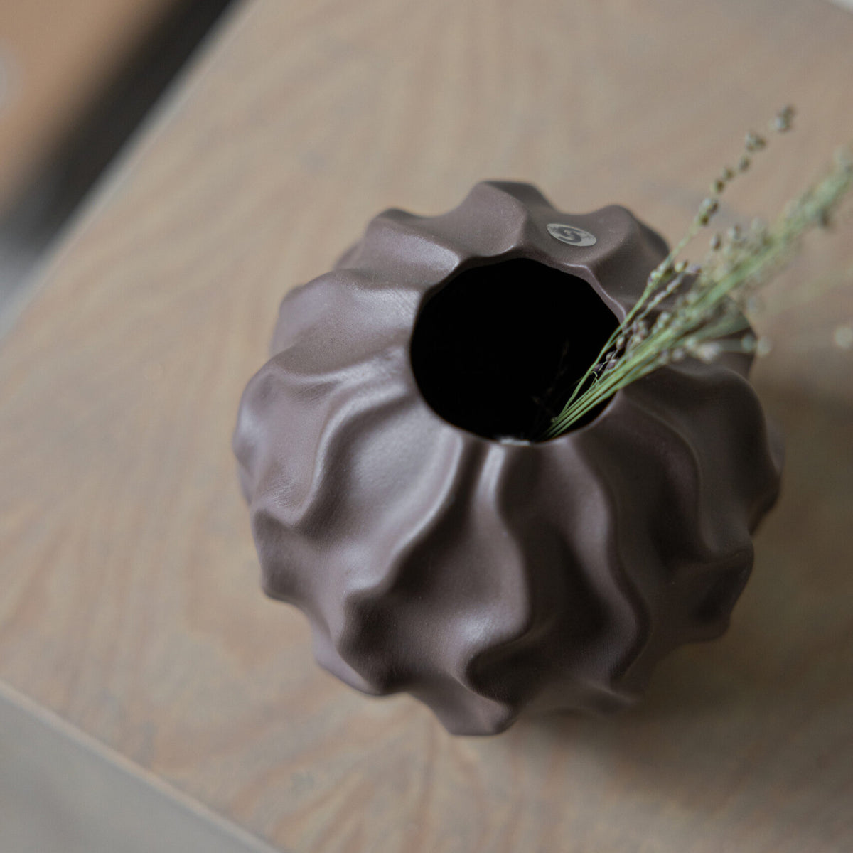 Vase Malmbäck - braun