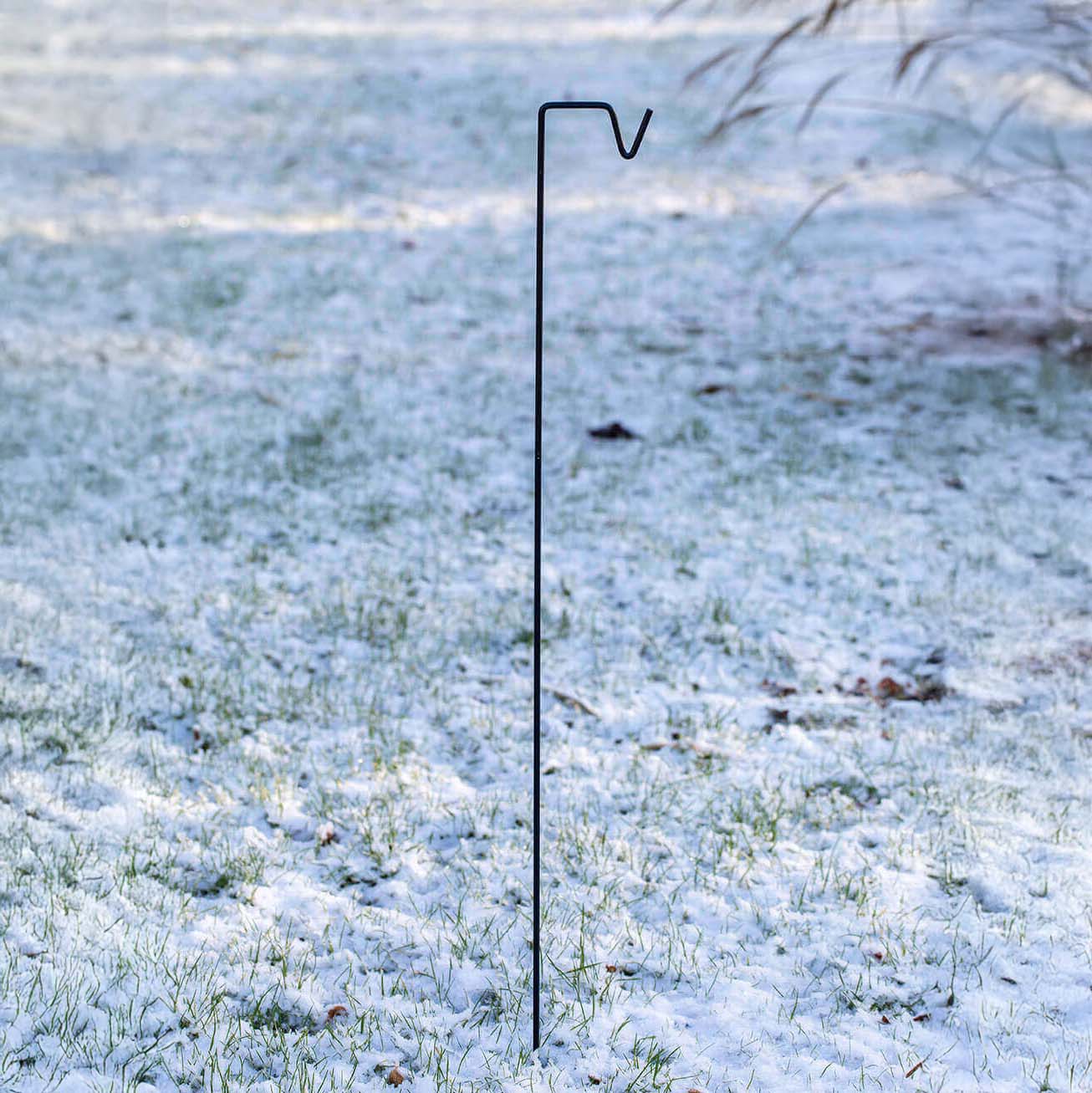 Spieß für Laterne - schwarz