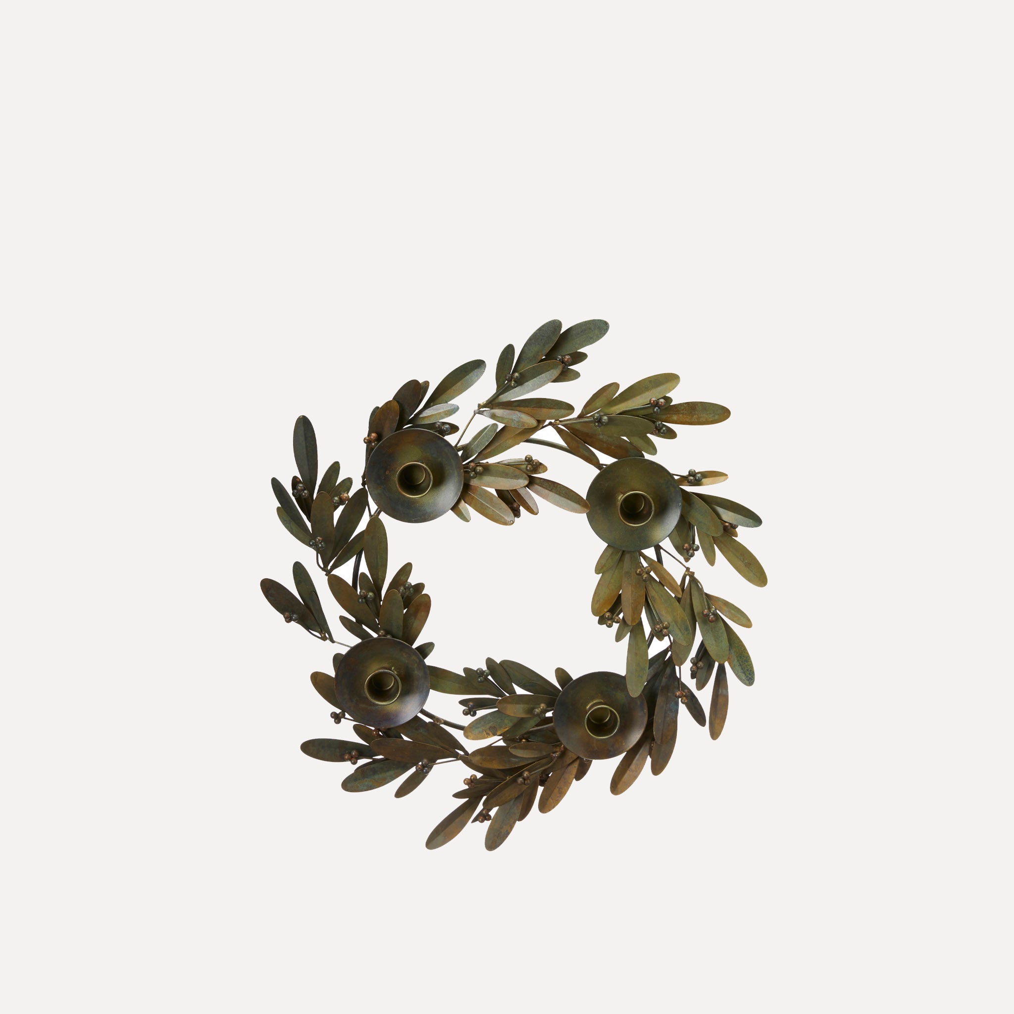 Kerzenhalter Kiri Mistletoe - antikgrün