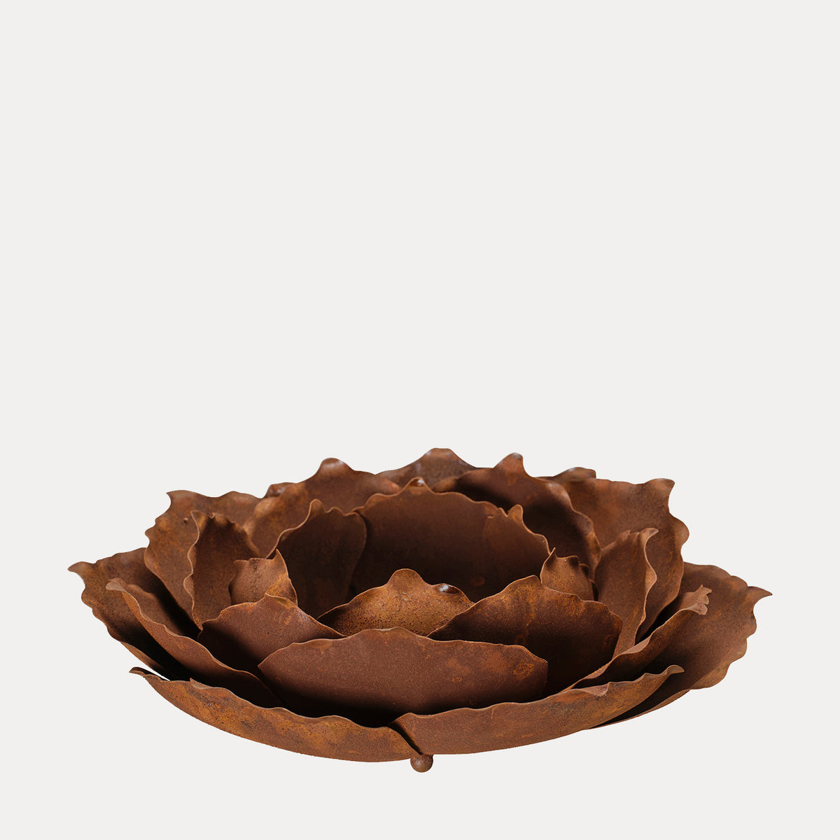 Kerzenschale Anemone - Rost
