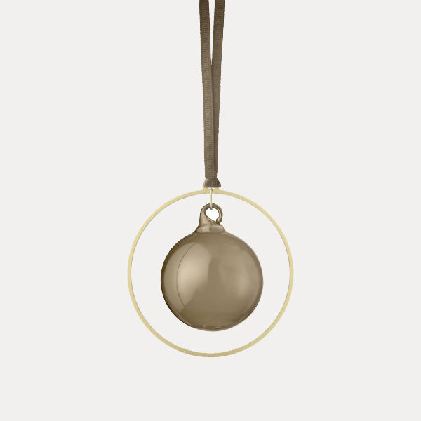 Weihnachtsschmuck KITAI Kugel coffee - gold