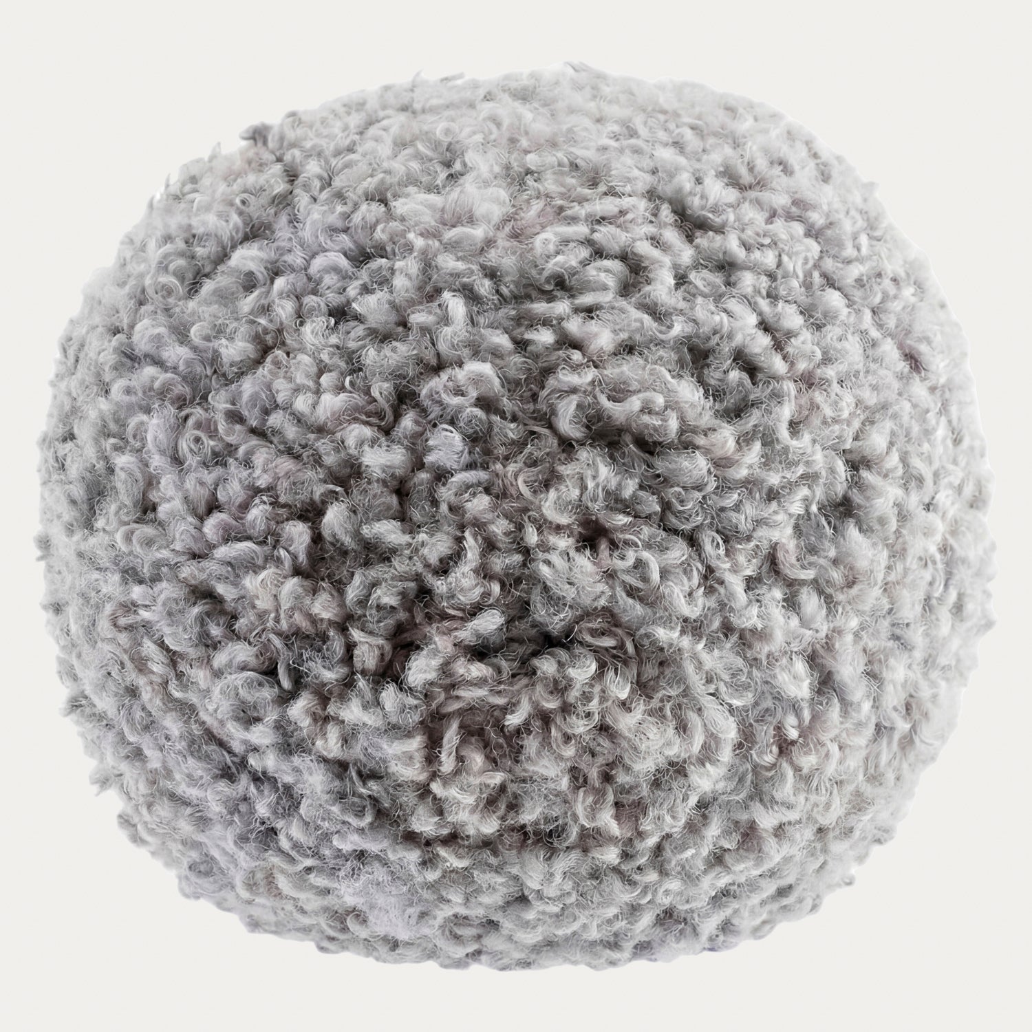 Rundes Kissen Teddy - Sharkskin