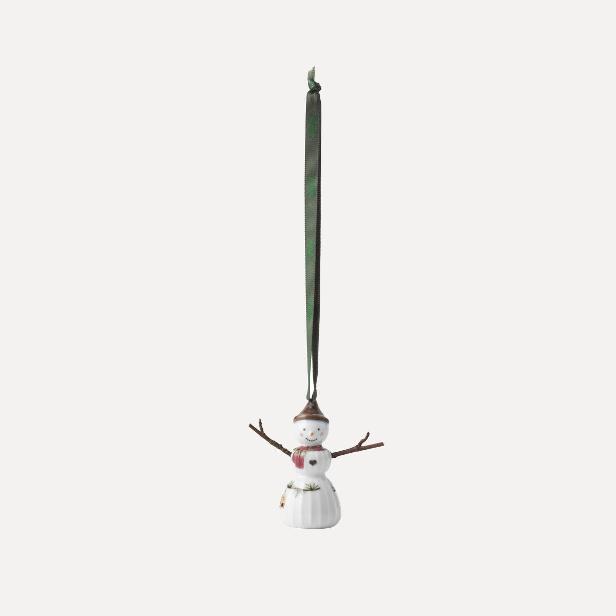 Hammershøi Schneemädchen Anhänger - weiß