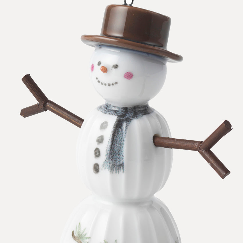 Hammershøi Schneemann Anhänger - weiß