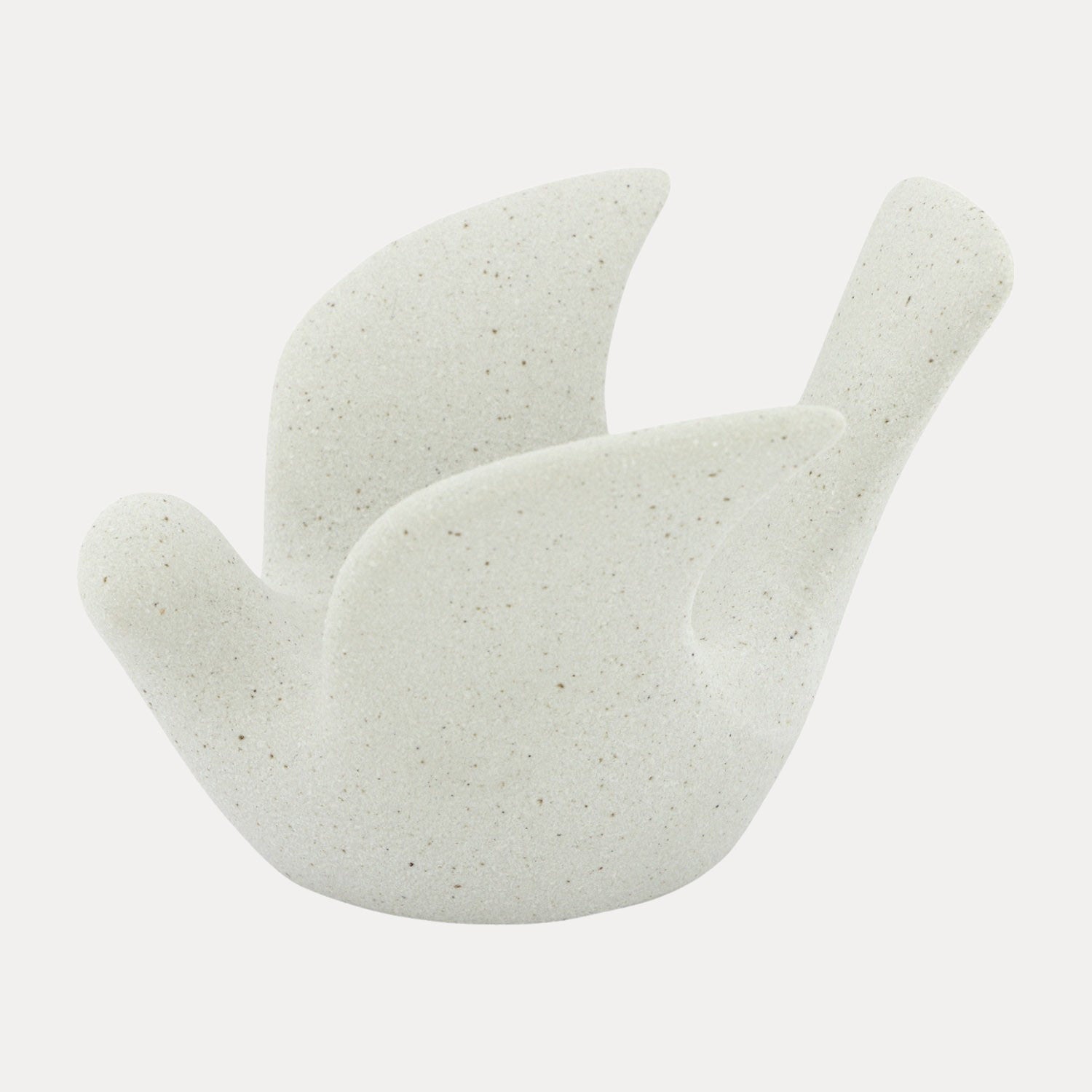 Schale Dove - weiß strukturiert