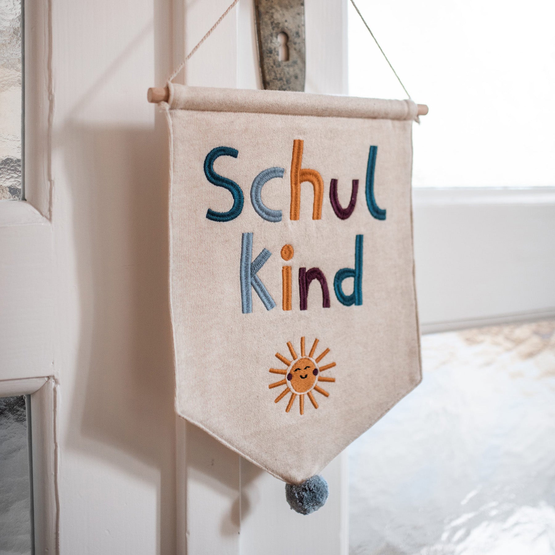 Wandbehang Schulkind - Sonne