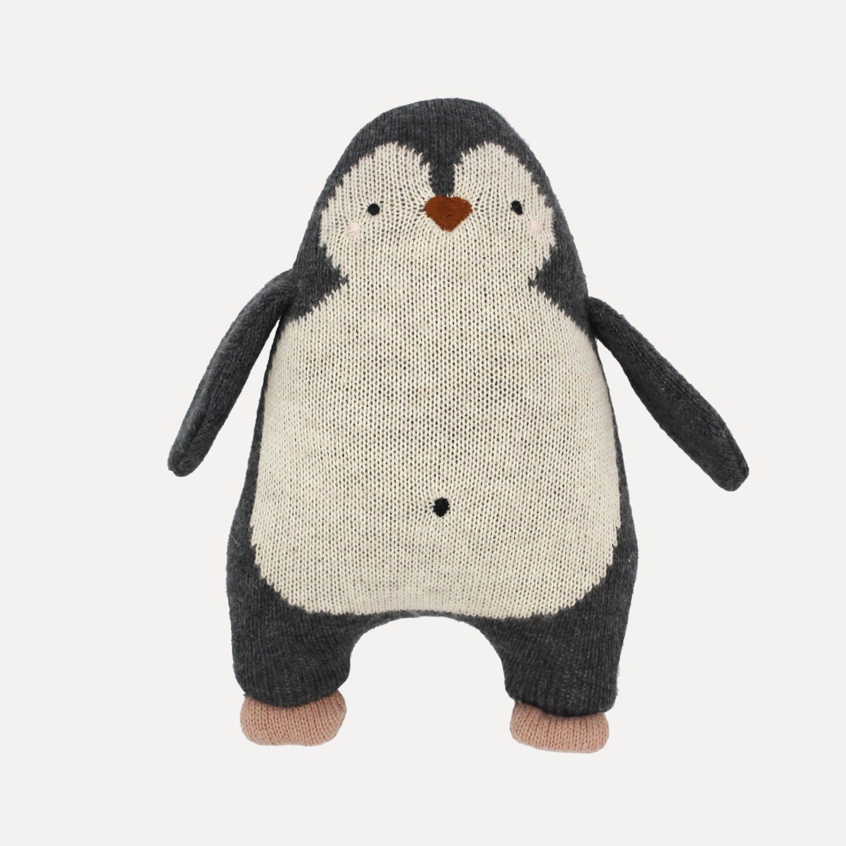 Babyrassel Pinguin - dunkelgrau