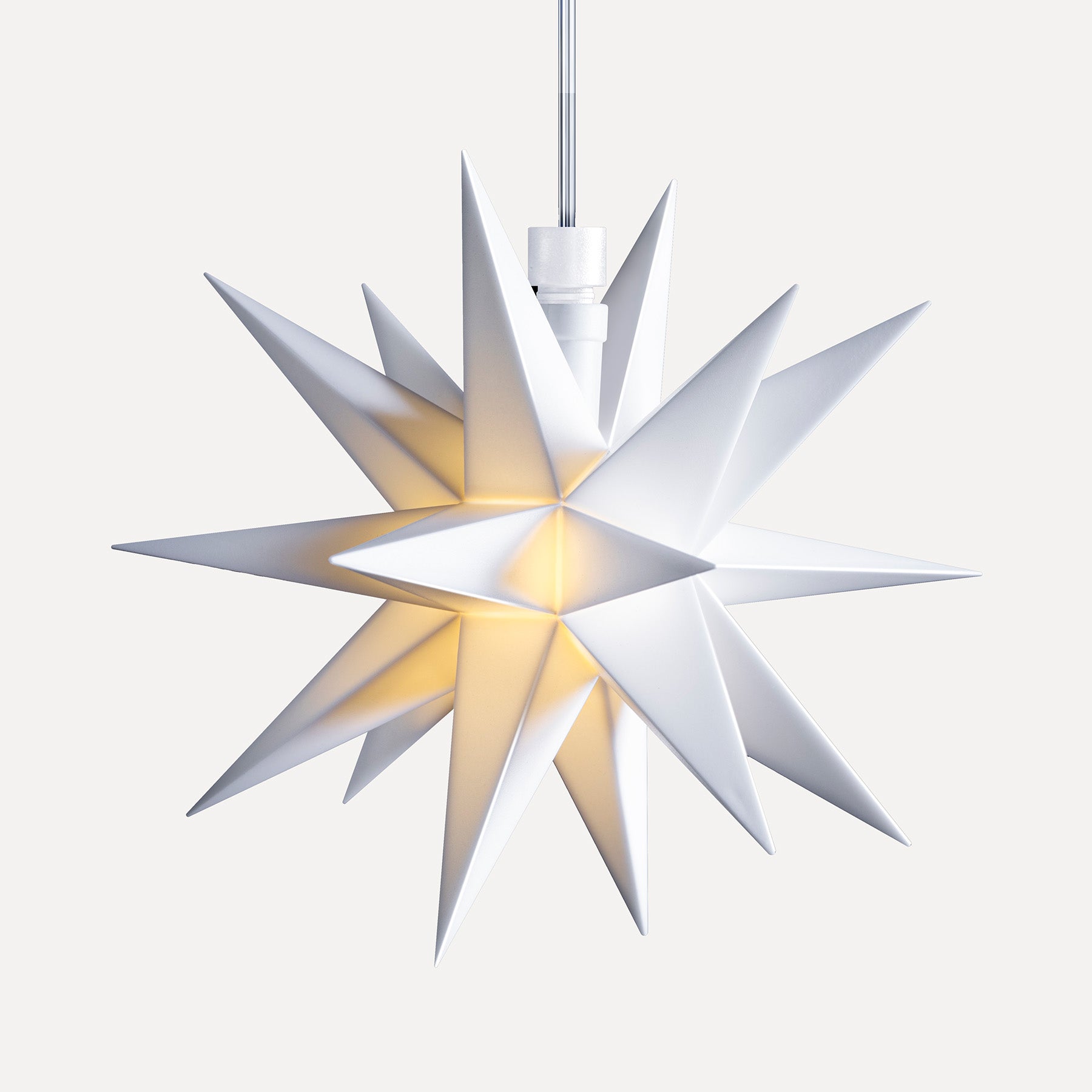 LED-Leuchtstern 18 Zacken - weiß