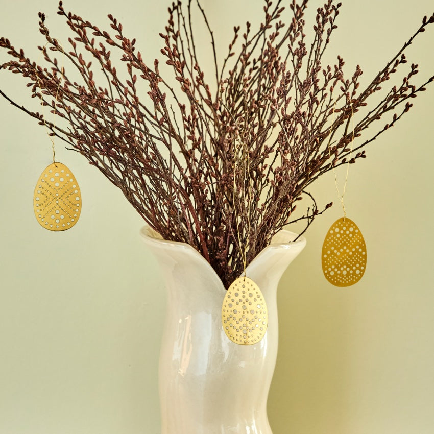 Osterschmuck Nori 3er Set - gold