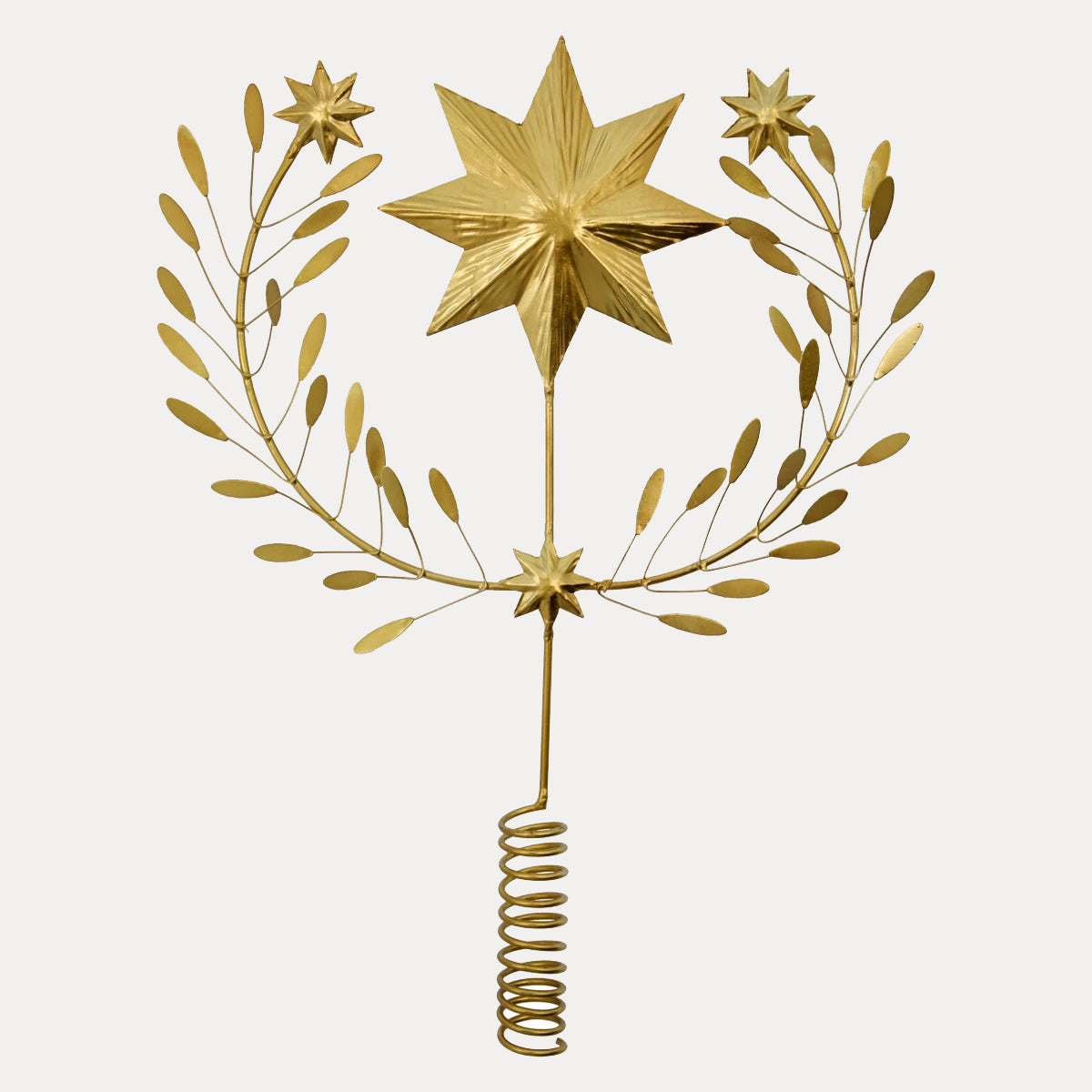 Weihnachtsbaumstern Clip - gold