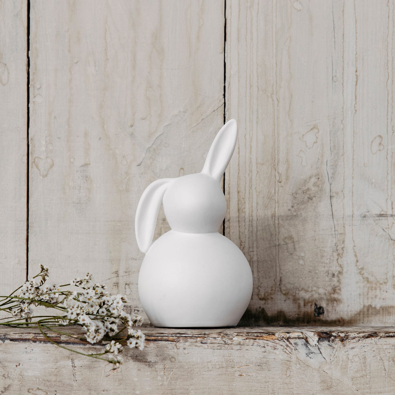 Osterdekoration Hase Marta - weiß