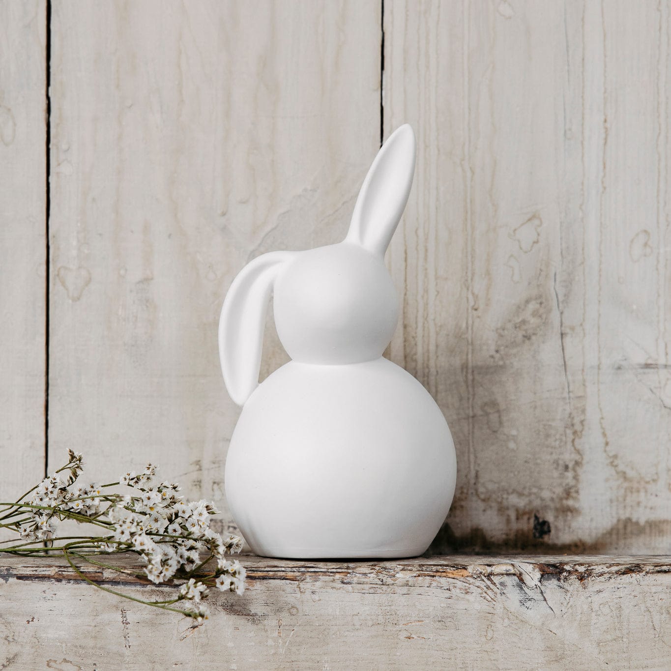 Osterdekoration Hase Marta - weiß