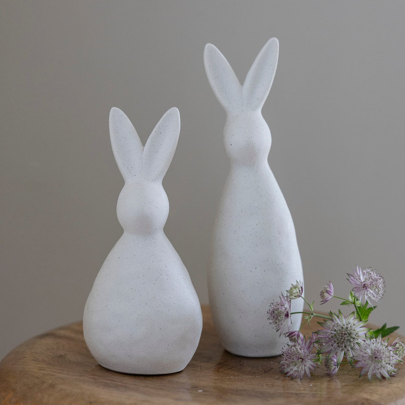 Osterdekoration Hase Alma - weiß