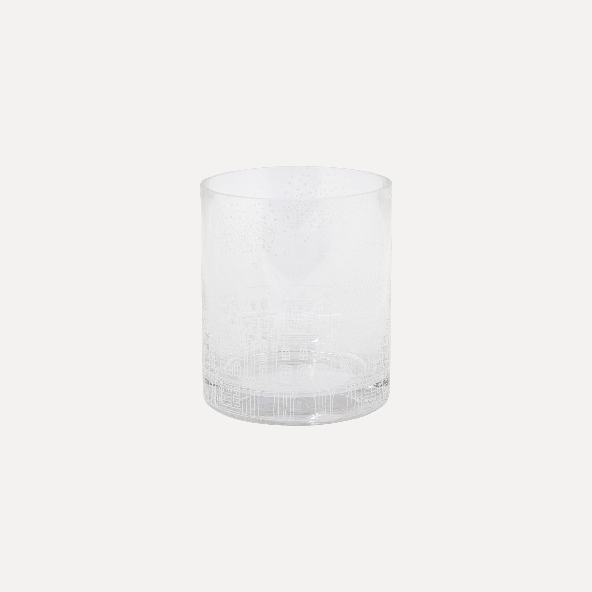 Windlicht Hus M aus Glas
