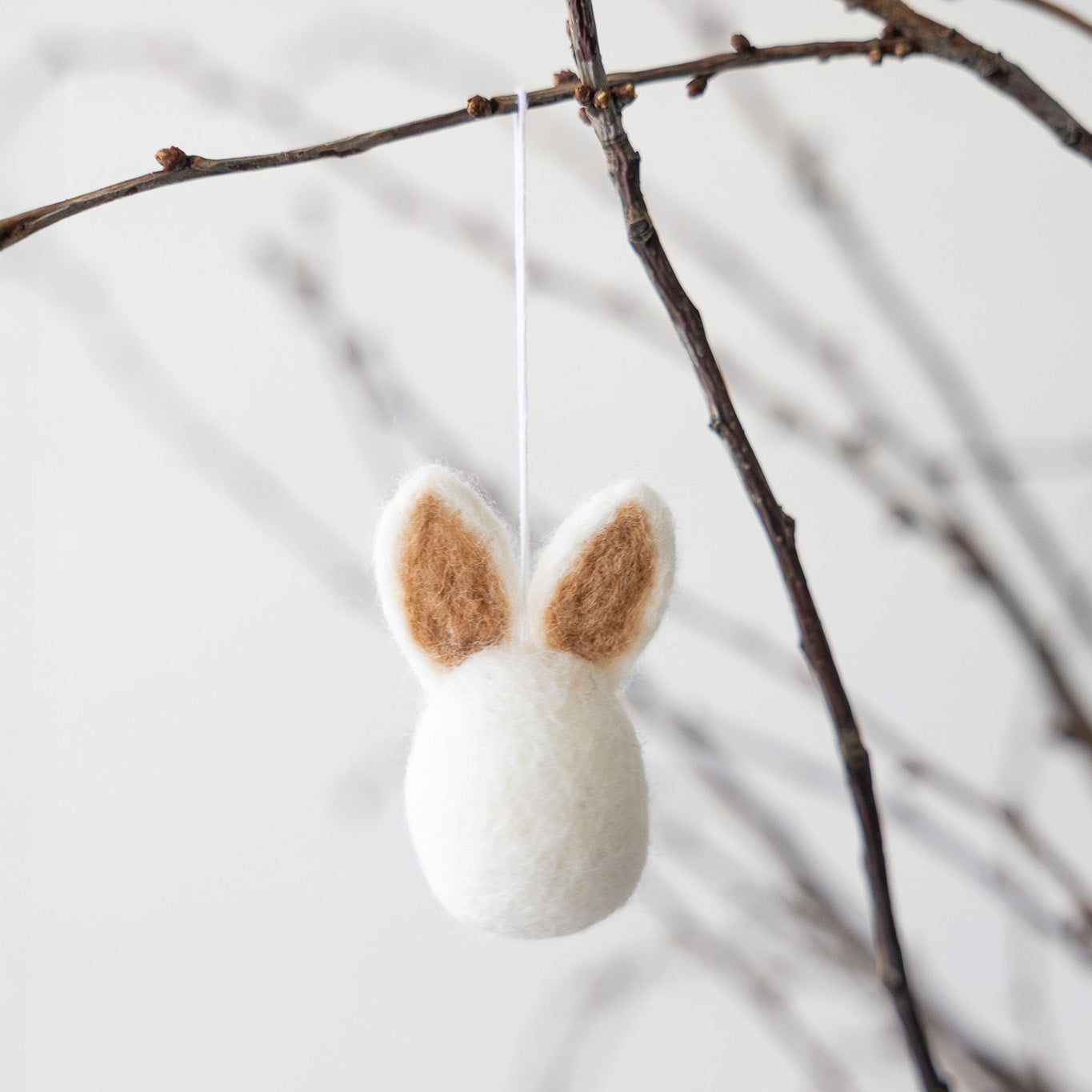Filzanhänger Hase Hedvig - braun