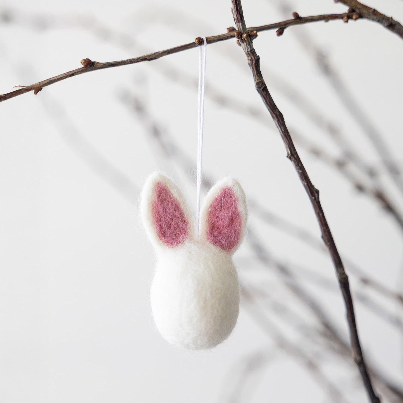 Filzanhänger Hase Hedvig - rosa