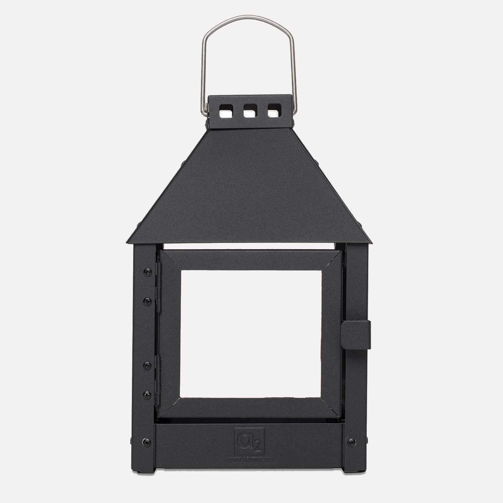 Laterne mini quadro - schwarz