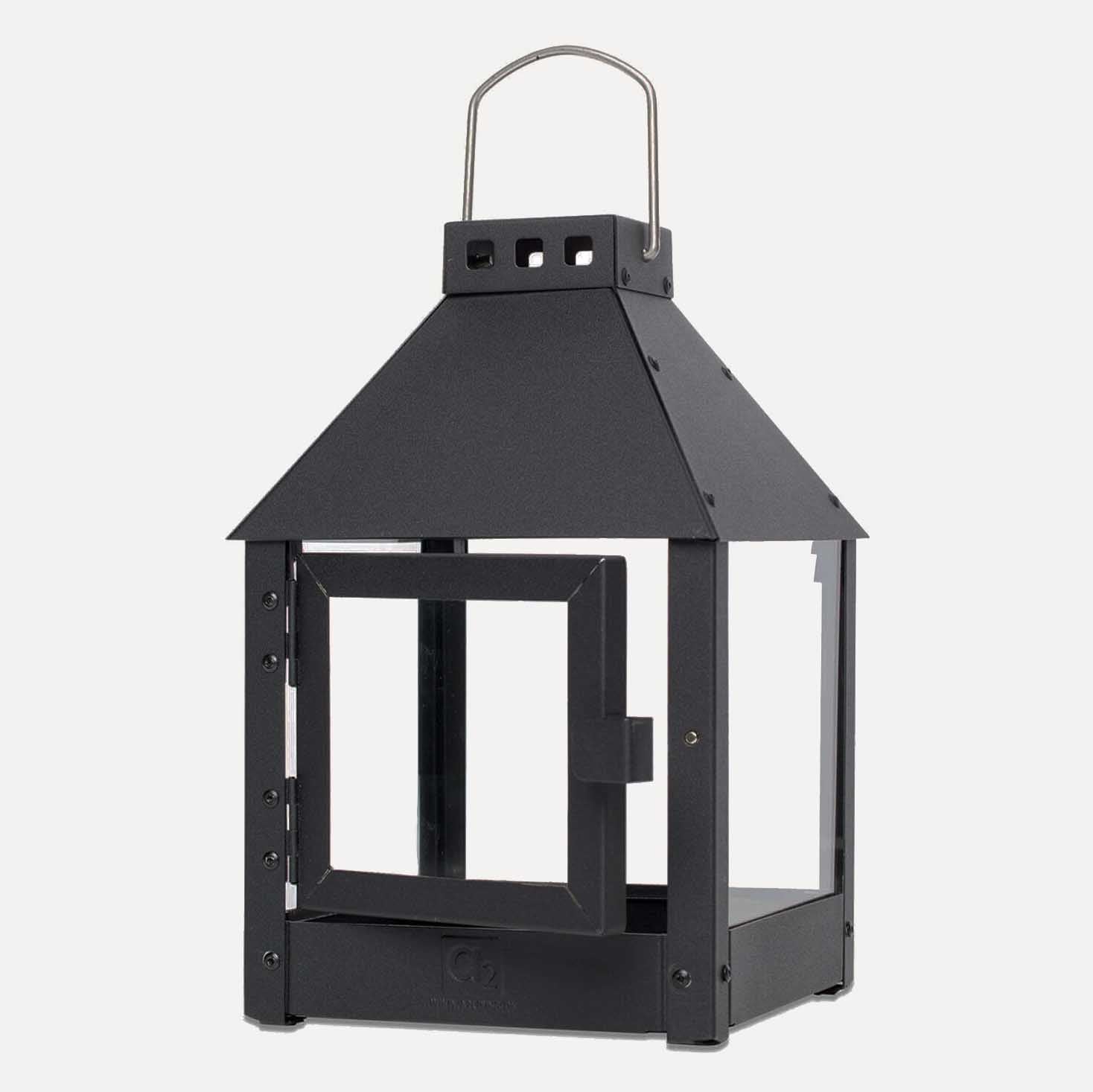 Laterne mini quadro - schwarz