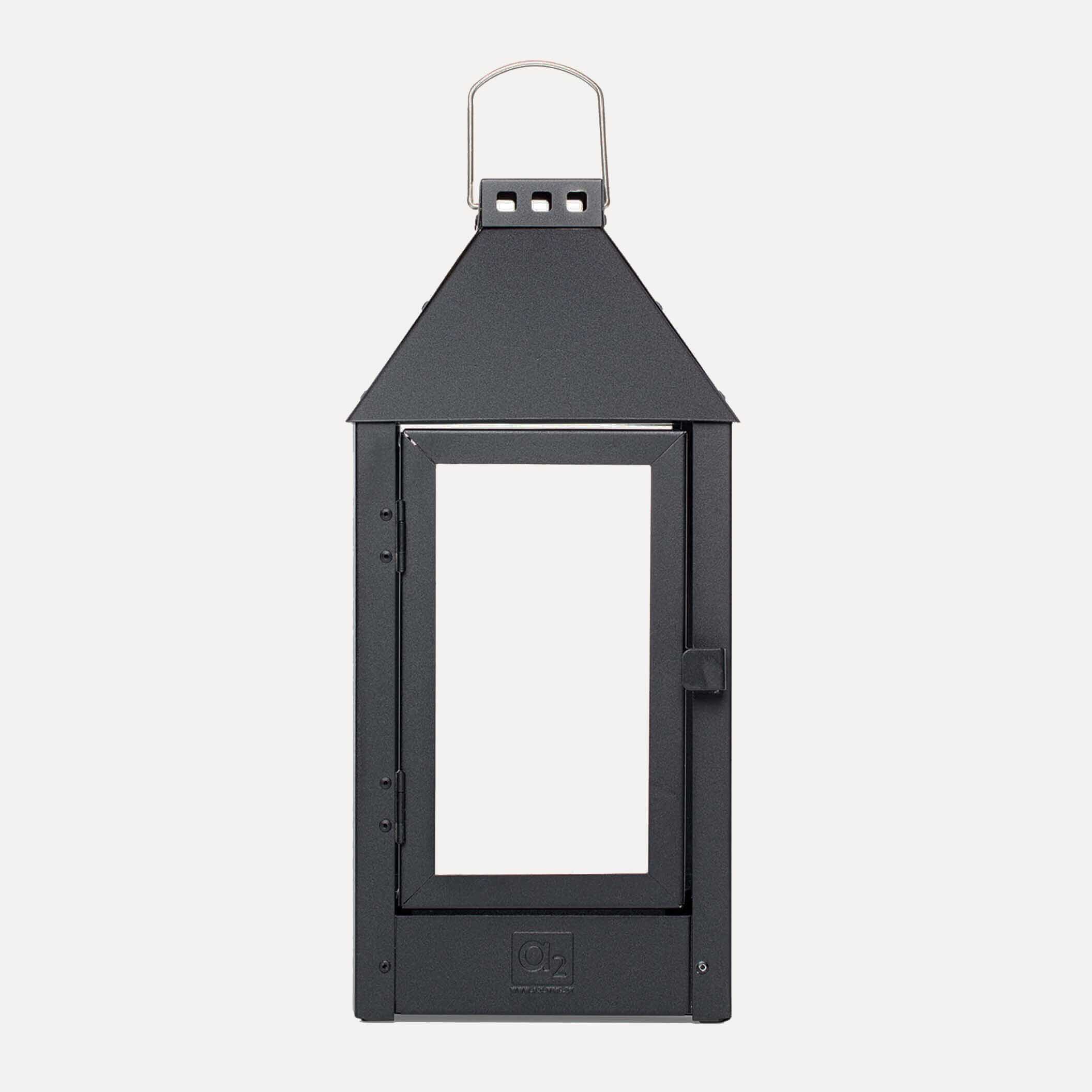Laterne midi - schwarz