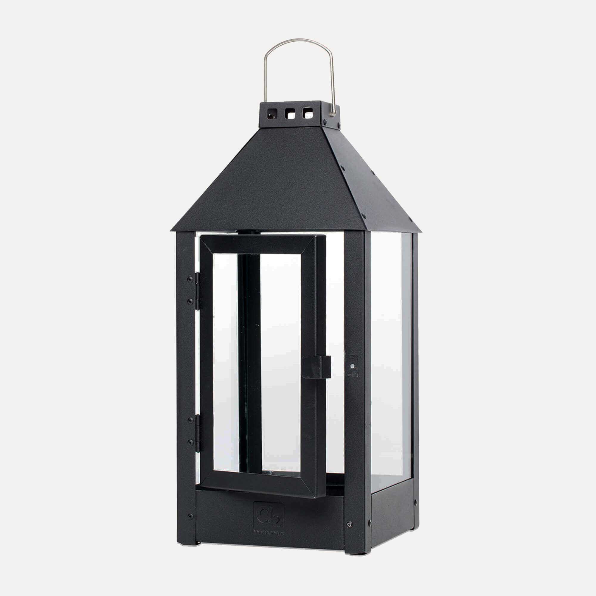 Laterne midi - schwarz