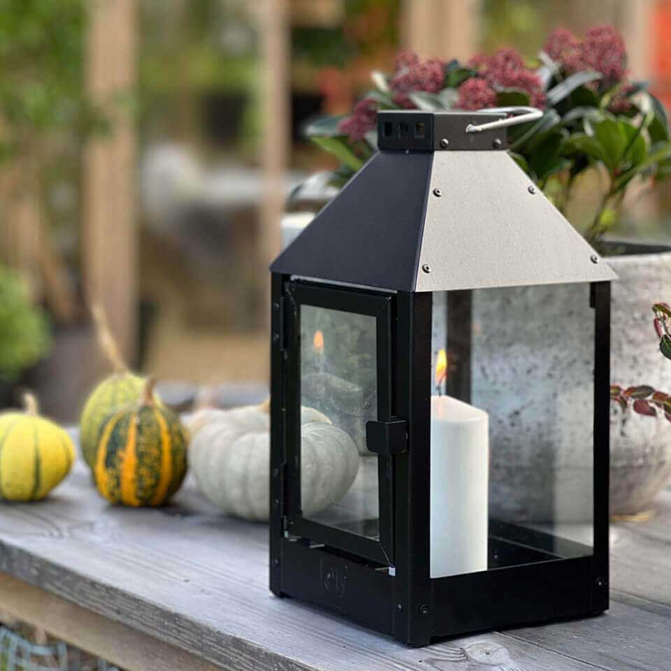Laterne mini - schwarz