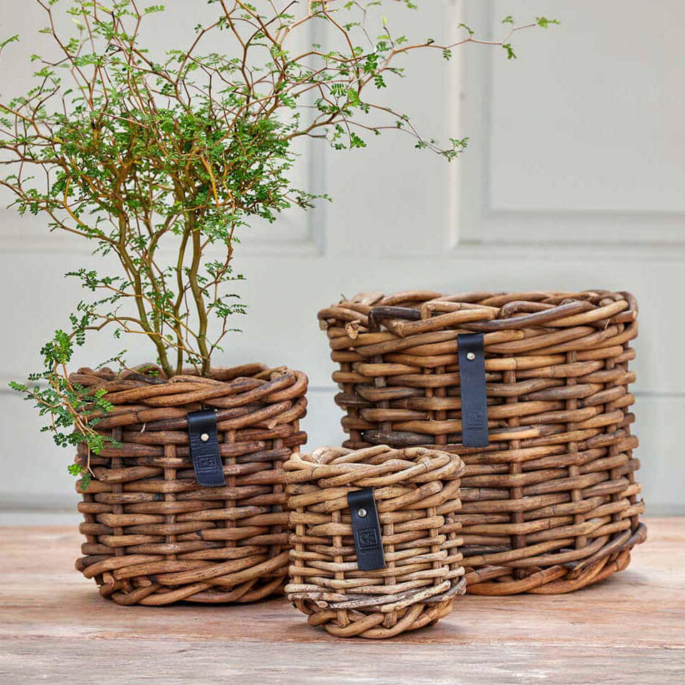 Rattan Korb Sarang - rund