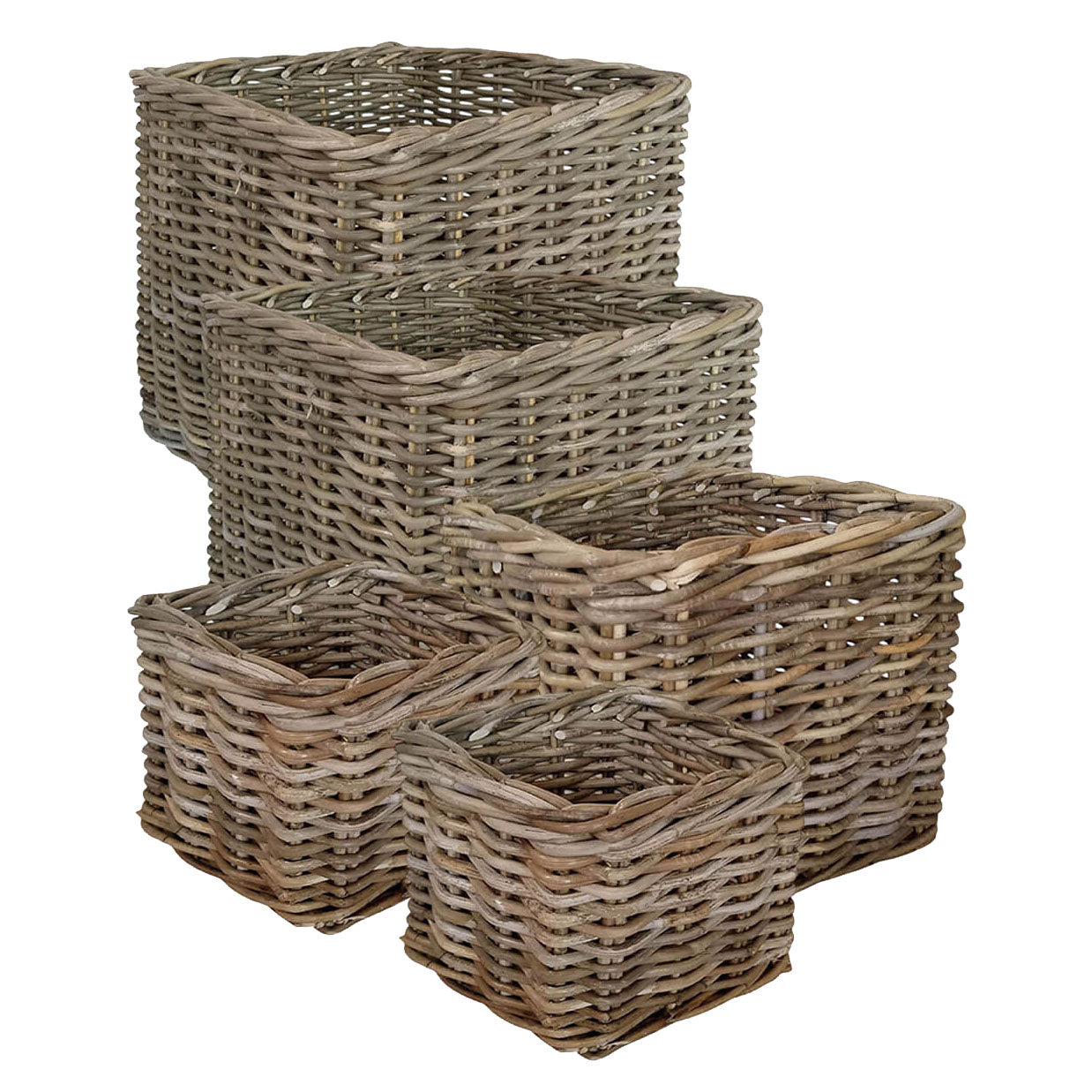 Rattan Korb Kubu - eckig