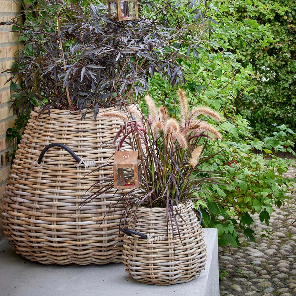 Rattan Korb Kubu - Pear