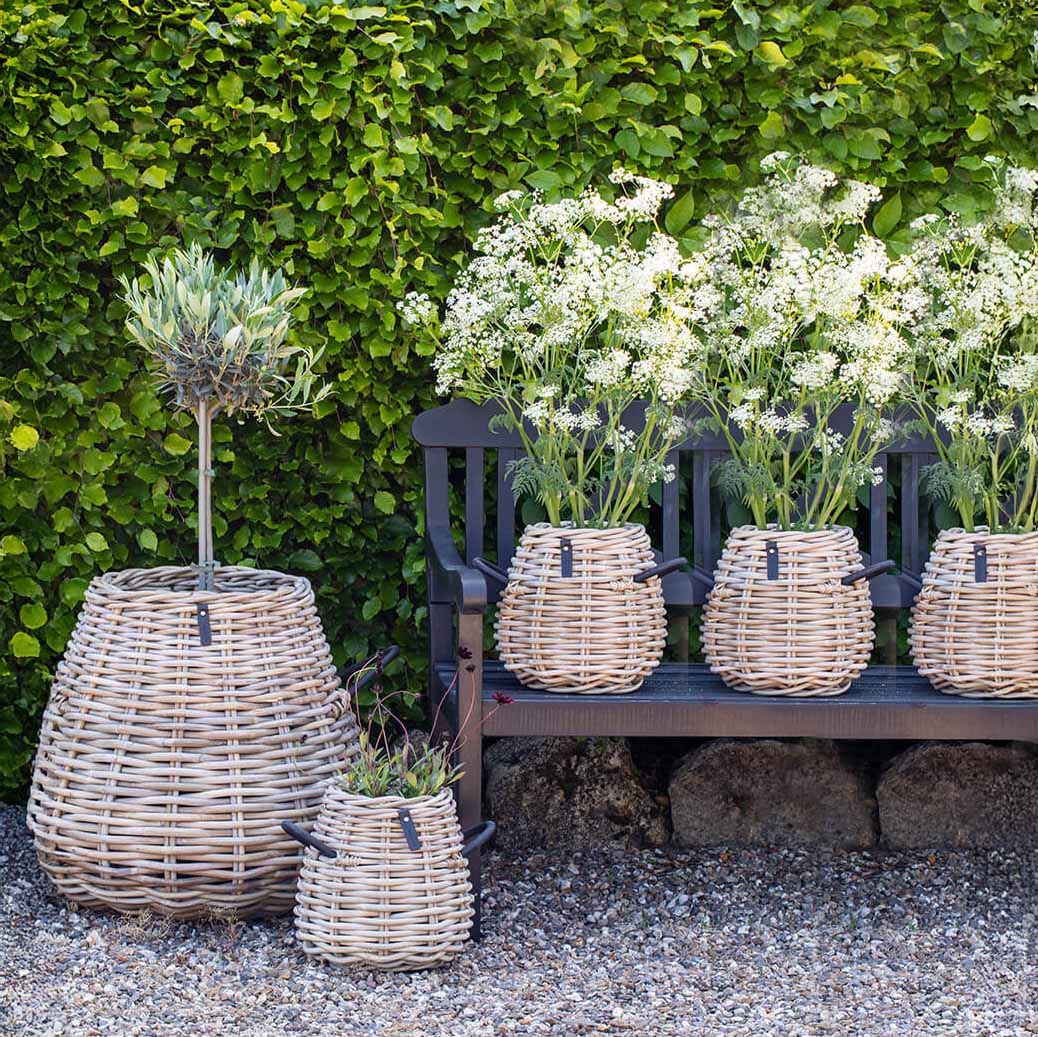 Rattan Korb Kubu - Pear