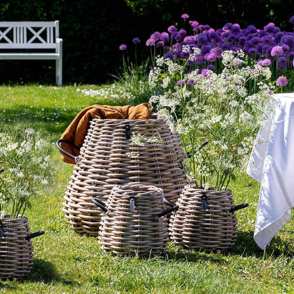 Rattan Korb Kubu - Pear