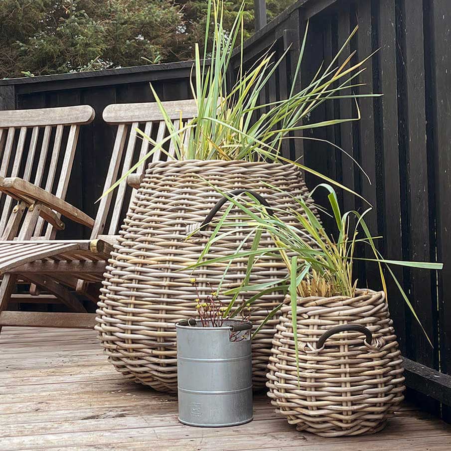 Rattan Korb Kubu - Pear