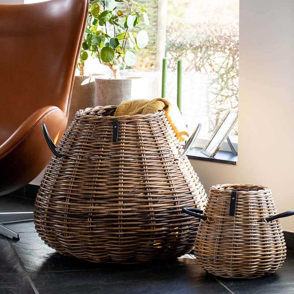 Rattan Korb Kubu - Pear