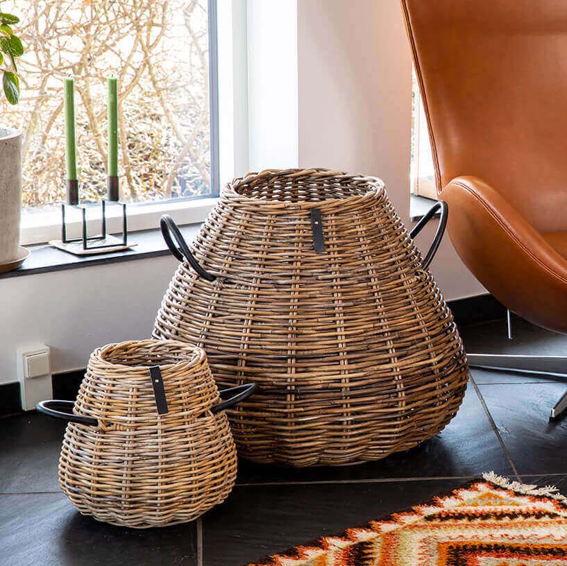 Rattan Korb Kubu - Pear