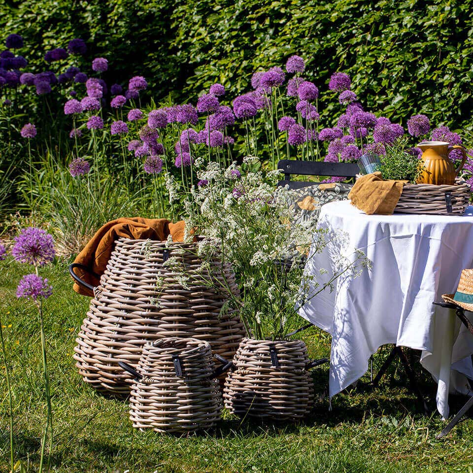 Rattan Korb Kubu - Pear